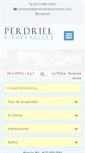 Mobile Screenshot of perdrielbienesraices.com